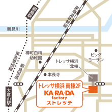 トレッサ横浜店の地図