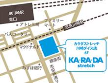 川崎ダイス店の地図