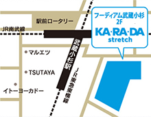 フーディアム武蔵小杉店の地図